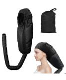 Wisebom Adjustable Hair Dryer Bonnet Attachment | Drying Cap for Styling Curls & Deep Care - Black - Buy Online on GoSupps.com