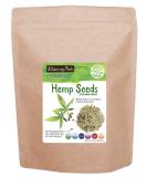 Wilderness Poets Organic Raw Hemp Hearts - 32oz - Hulled Hemp Seeds - 2lb Pack - Buy Online on GoSupps.com