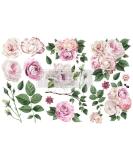 Redesign Decor Transfers-Delicate Roses 6"x12" valentine gifts,Easter Day decorations,Kids gifts,mother valentines day gift - Buy Online on GoSupps.com