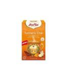 Yogi Organic Tea Turmeric Chai 17 Tea Bags 34g Blend with Turmeric Cinnamon and Ginger (1) - Buy Online on GoSupps.com