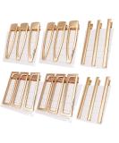 30pcs Alligator Hair Clips - Metal Crocodile Hair Clamps for Girls & Women | Golden Duck Bill Hair Clips - Buy Online on GoSupps.com