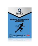 OmniCo Vitamin B12 Patches 5000mcg - Up to 7 Months Supply - 30 Patches - High Strength Transdermal Patches - 100% Natural Ingredients - Vegan & Vegetarian Friendly - Buy Online on GoSupps.com