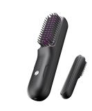 Brusheo Hair Pro: Cordless Hair Straightener Brush | Portable Electric Hot Comb for Dry Hair - Buy Now - Buy Online on GoSupps.com