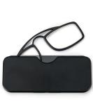 Kokobin Mini Reading Glasses with Nose Clip - Slide-Resistant Compact Visual Aid for Men & Women - Black 2.5 Diopters - Buy Online on GoSupps.com