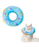 Nobleza Cat Cone Collar Soft | Adjustable Donut Pet Recovery Collar | Comfy Elizabethan Collar After Surgery - Buy Online on GoSupps.com
