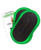 Valslide Sliding Discs - Perfect for Abdominal Muscle Training | Green Slide Pads for All Surfaces | International Shipping Available - Buy Online on GoSupps.com
