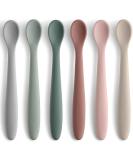 Netany Silicone Feeding Spoons for First Stage Baby and Infant Soft-Tip Easy on Gums Dishwasher & Boil-proof - Buy Online on GoSupps.com