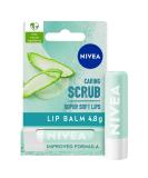 NIVEA 2in1 Aloe Vera Lip Scrub (4.8g) - Exfoliating Lip Balm with Aloe Vera & Vitamin E for Soft & Supple Lips - Intensive Lip Care - Buy Online on GoSupps.com