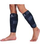 HOPEFORTH Calf Support Brace 2 Pack | Adjustable Shin Splint Compression Calf Wrap | Plus Size - Buy Online on GoSupps.com