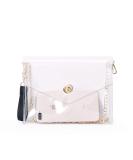 MOETYANG Clear Purse for Women, Clear Clutch Crossbody Stadium Bag See Through Golden - Buy Online on GoSupps.com