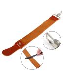Barber Straight Razor Strop - Genuine Leather Sharpening Strap for Shave Sharpener - Buy Online on GoSupps.com