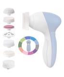 Buy Coslus Electric Face Cleaning Brush - IPX7 Waterproof 7 Brush Heads for 360 Deep Cleansing - Ultimate Facial Care - Buy Online on GoSupps.com
