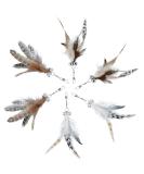 MWOOT 6pcs Cat Feather Toys with Bells Feather Toys Spinning Attachment for Indoor Cats and Kitten Catcher Replacement Feather Refills with Bells Feather Cat Toys for Playing Catcher and Exercising - Buy Online on GoSupps.com
