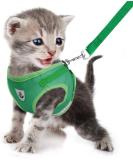 Femax Dog Harness & Linen Set - Soft Mesh Padded for Puppies & Cats | Reflective Adjustable Breathable - XS (26-29 cm) - Perfect for Walking Running Training - Buy Online on GoSupps.com