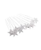 yueton 10pcs Bling Rhinestone Star Wedding Bridal Crystal Hair Pins Clips Women Headwear Hair Accessories - Buy Online on GoSupps.com