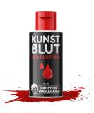 MonstersnMasquerade Professional Kunstblut 150ml | SFX Blood Gel from Germany | Perfume-Free & Paraben-Free Halloween Blood for Vampires & Zombies | Ideal for Carnival & Costume Parties - Buy Online on GoSupps.com