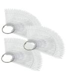 Tipproof Stiletto 3-Piece Set with 36 Presentation Sticks & Metal Ring - Nailfun Transparent Nail Art Display Tips - Buy Online on GoSupps.com