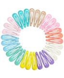 Sioppkik 30-Piece Colorful Hair Clips for Girls & Women - 5cm Metal Clips in 10 Classic Styles - Buy Online on GoSupps.com