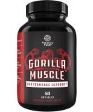 Extra Strength Testosterone Booster for Men - Natural Testosterone Supplement for Men with Horny Goat Weed Maca Root Tongkat Ali and Saw Palmetto Extract for Muscle Enlargement Stamina and Strength - Buy Online on GoSupps.com