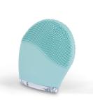Silicone Facial Cleaning Brush - Rejuvenating Wave Massager for All Skin Types | Vibration Technology | Blue - Buy Online on GoSupps.com