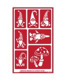 Armour Products Over N Over-Gnomes Over N Over Reusable Glass Etching Stencil, Brown - Buy Online on GoSupps.com