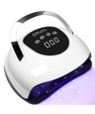 220W Professional UV Lamp for Gel Nails | Fast Touchscreen 4 Timers Portable LED Nail Lamp - Perfect for Home & Salon Use - Buy Online on GoSupps.com