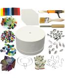 WICAND Microwave Kiln Fusing Glass DIY Jewelry Tools Set - 15pcs - Buy Online on GoSupps.com
