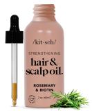 Kitsch Rosemary Oil for Hair Growth - Biotin-Infused Pre-Wash Scalp & Hair Treatment Nourishing & Volumizing Eco-Friendly 60 mL - Buy Online on GoSupps.com