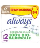 Always Ultra binding ladies size.2 long 54 women's bandages with wings (3 x 18 pieces) monthly package organic cotton protection safe protection and surface 100% organic cotton 54 pieces (1 Pack) MSB - Buy Online on GoSupps.com