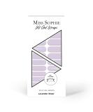 Original Miss Sophie UV Gel Nail Foils - Glazed Elegance Lavender Stripes for Finger & Toenails - Buy Online on GoSupps.com