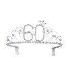 Frcolor 60th Birthday Tiara Crown | Crystal Rhinestone Happy Birthday Party Headpiece - International Shipping Available - Buy Online on GoSupps.com