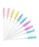 50 Pcs Disposable Mascara Wands Eyelash Brush Spoolies - Multicolour | Eyebrow & Eye Lash Extension Tool - Buy Online on GoSupps.com