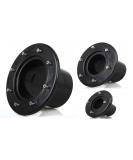 Aquaforte ABS implementation with counter -flange 110 mm (inside diameter) double inner adhesive connection including galvanized screws black - Buy Online on GoSupps.com