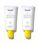 Supergoop! Mineral Mattescreen SPF 40 - Pack of 2 | 100% Mineral Oil-Free Sunscreen Minimizes Pores & Shine Water Resistant - Buy Now - Buy Online on GoSupps.com