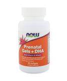 Now Foods Prenatal Gels + DHA 90 Softgels - Essential Prenatal Vitamins for Expecting Moms - Buy Online on GoSupps.com