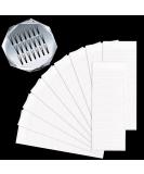 500 Pieces False Eyelash Fans Paper Tape Holder - Double Faced Adhesive Fast Fan Tape for Volume Eyelash Extensions | Essential Tools & Storage - Buy Online on GoSupps.com
