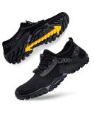 SOBASO Water Shoes Women Men Quick Drying Swim Beach Aqua Shoes for Water Sport Diving Hiking Sailing Travel 12 Women/10.5 Men All Black - Buy Online on GoSupps.com