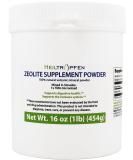 Zeolite Supplement Powder 1 Pound - 454 g | Detox | Clinoptilolite 93+-3% | Activated | Natural Mineral Dust | Ultra FINE Less-Than 20 m | Heiltropfen  - Buy Online on GoSupps.com