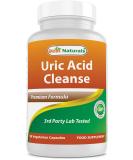 Best Naturals Uric Acid Cleanse Vitamins - 90 Veggie Capsules for Men and Women - Buy Online on GoSupps.com