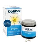 Optibac Probiotics Every Day - Digestive Probiotic Supplement with 5 Billion Bacterial Cultures & FOS Fibres - 90 Capsules 90 Count (Pack of 1) - Buy Online on GoSupps.com