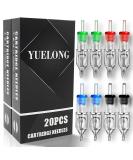40pcs Yuelong Tattoo Needles 12 Mixed Assorted Sizes - 3RL, 5RL, 5RM, 7RM - Professional Grade - Buy Online on GoSupps.com