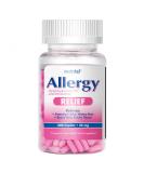 HealthA2Z Allergy Relief | 200 Caplets, Diphenhydramine HCL 25mg Antihistamine | Relieves Itchy Throat, Sneezing & Runny Noses from Indoor & Outdoor Allergies - Buy Online on GoSupps.com