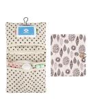 Buy Baby Diaper Bag with Changing Pad - Compact Organizer for Moms | Small Diaper Bag in Cream Leaf Design - Perfect for On-the-Go Parenting - Buy Online on GoSupps.com