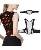 Buy Magnetic Self-Heating Vest for Pain Relief - Shoulder Straps Back Brace & Posture Corrector for Elderly Men & Women - Thermal Tank Top in Black (XL/X XL - Buy Online on GoSupps.com
