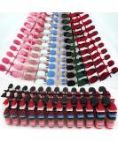 240pc Kids Short Square Matte Press on Nails 10 Colors Colored Artificial Fingernails for Women, Girls, Kids - Manicure Design Decor (Short Round) - Buy Online on GoSupps.com