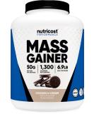 Nutricost Mass Gainer Cookies N Cream - 6.9 LBS 50g Protein/Serving Non-GMO International Shipping Available - Buy Online on GoSupps.com