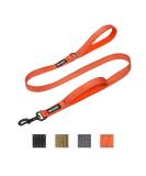 OneTigris Double Dog Leash with Reflective Stripes | S (122cm) Orange - Durable & Safe for International Shipping - Buy Online on GoSupps.com