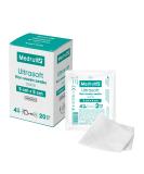 Medrull Sterile Ultrasoft 4-Layer Wound Compresses - 5cm x 5cm (40 Pieces) - Non-Woven Ideal for Quick Healing - Buy Online on GoSupps.com