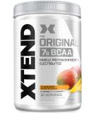 XTEND Original BCAA Powder Mango Madness | Branched Chain Amino Acids Supplement | 7g BCAAs + Muscle Supplements | Electrolytes for Recovery | Amino Energy Post-Workout | 30 Servings Mango Madness 30 Servings (Pack of 1) - Buy Online on GoSupps.com