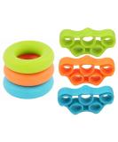 Serenily Hand Grip Strength Trainer - 6 Pack Hand Grip Strengthener for Forearm Workout & Finger Exercises. Ideal for Carpal Tunnel, Arthritis, Wrist Pain & Physical Therapy - Buy Online on GoSupps.com